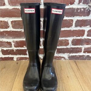 Hunter Classic Black Tall Boots